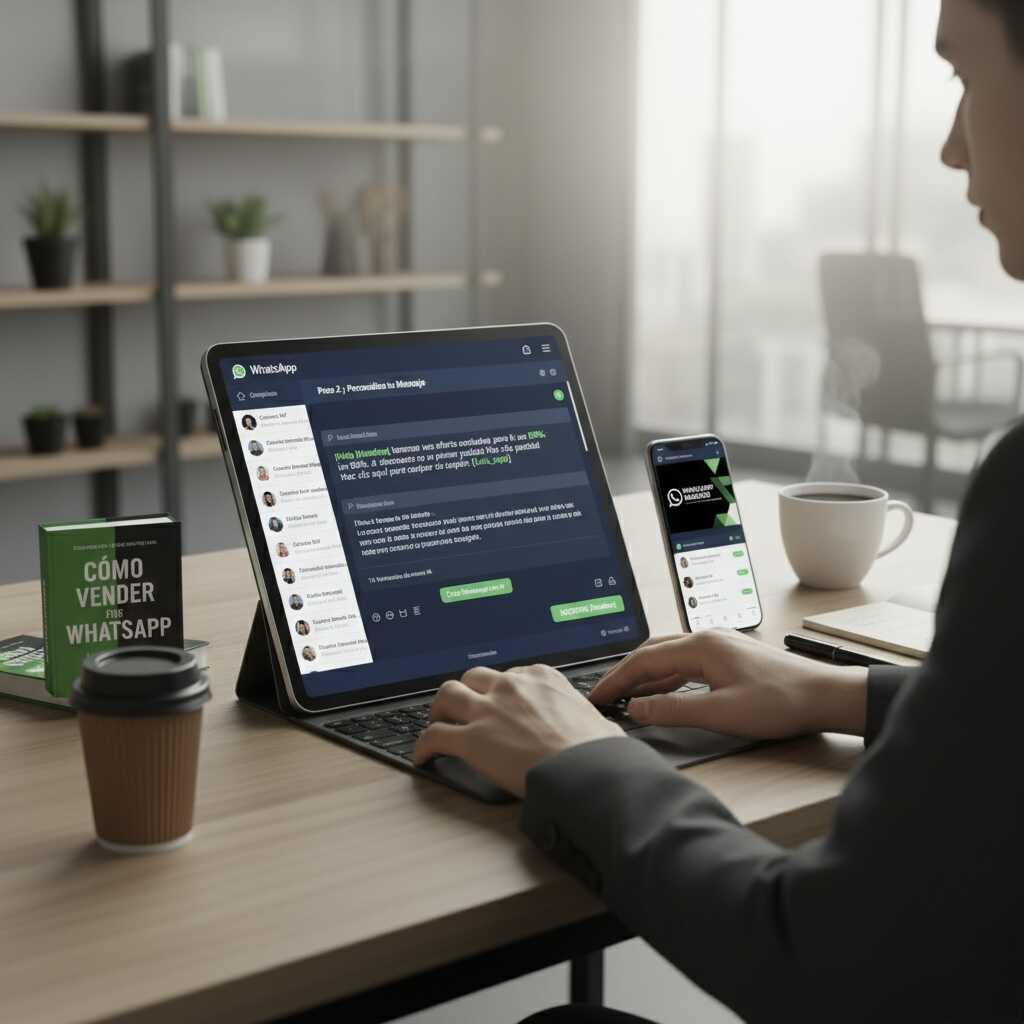 Paso 2: Crea y Personaliza tu Mensaje - Cómo funciona un programa de envío masivo de WhatsApp